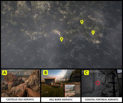 Empire's Edge：CASTELLO ISLE、COASTAL FORTRESS、HILL BARN。
